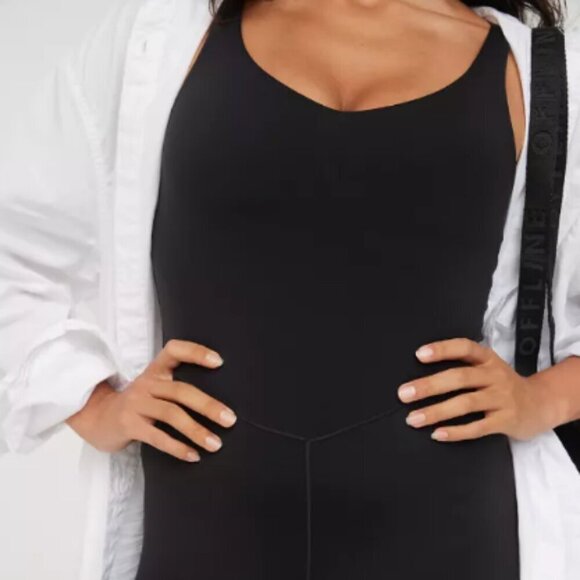 NWT Offline By Aerie Real Me Low Key Legging Jumpsuit - Picture 3 of 8